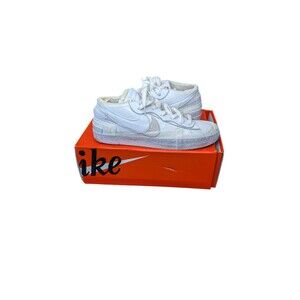 Nike x Sacai Blazer Low DM6443-100 White Patent Leather – Men’s 12 – Pre-Owned